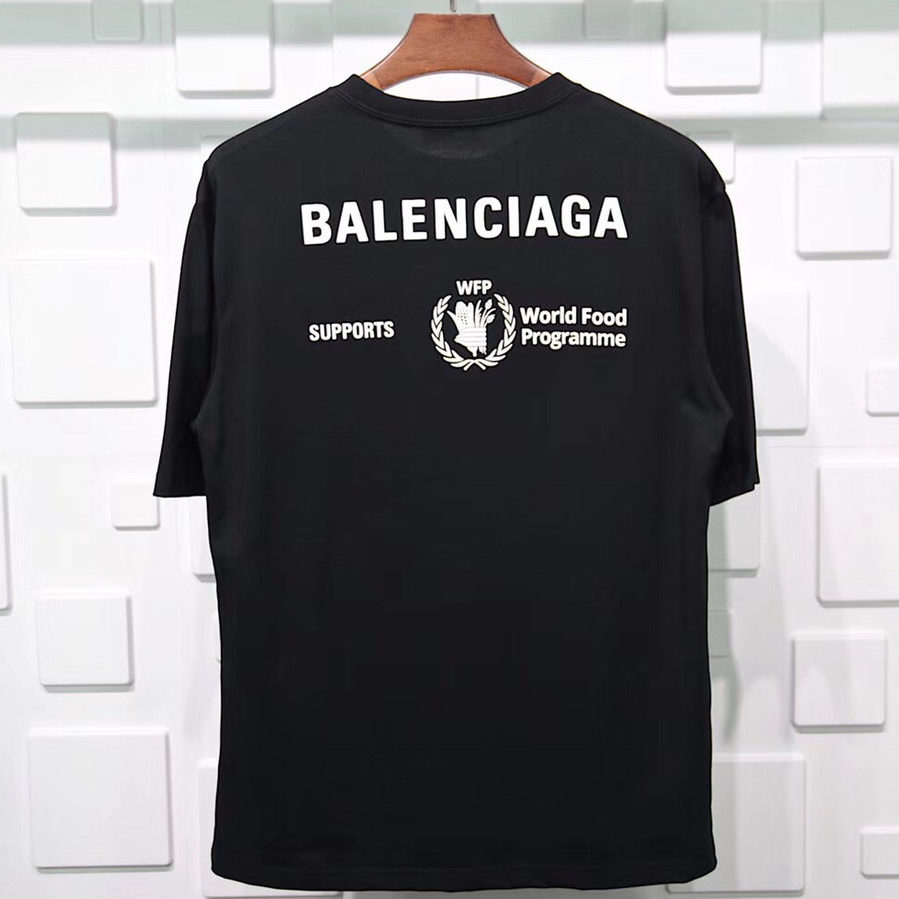 未使用品】-BALENCIAGA WFP ロゴ Tシャツ 確実正規品 MZB8H