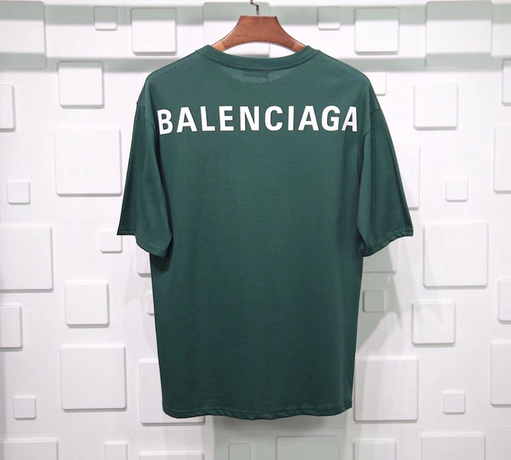 balenciaga back logo shirt